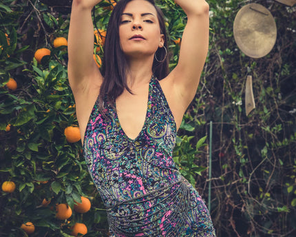 pink paisley liquid light